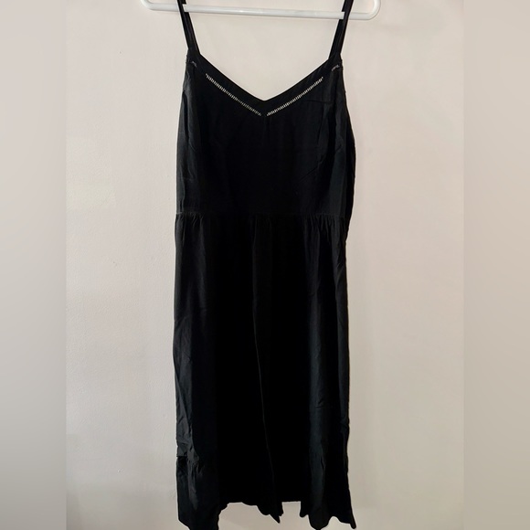 Old Navy Fit and Flare Midi Dress black size L - Picture 2 of 6